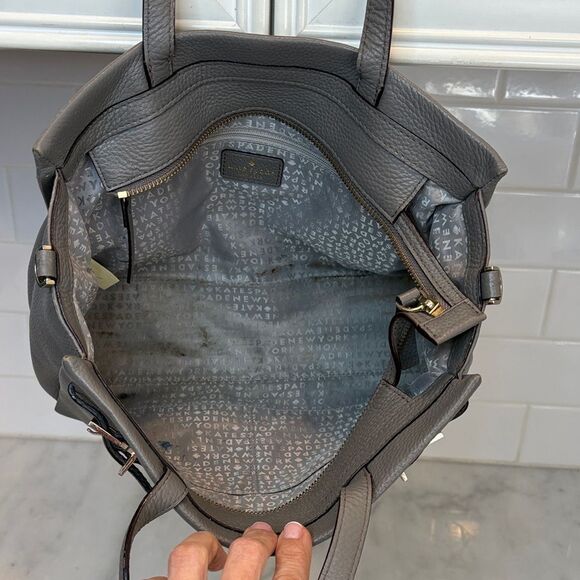 Kate Spade Holden Street Lainie Pebbled Leather Convertible Satchel Shoulder Bag - Picture 15 of 16